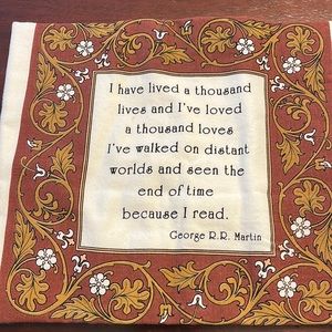 George R.R. Martin tea towels- set of 2